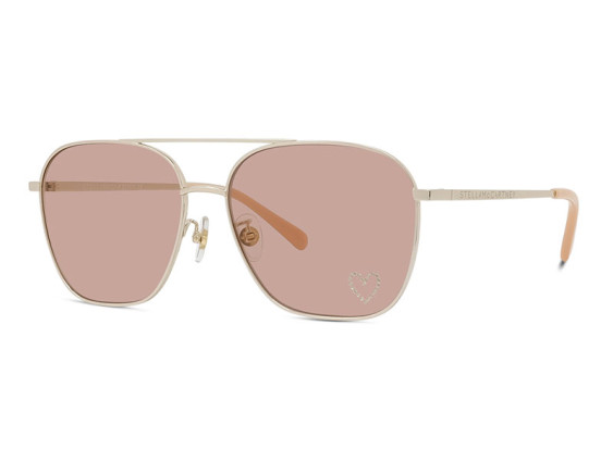 Stella McCartney SC40038U 32U Shiny Light Gold/Rose Mirror