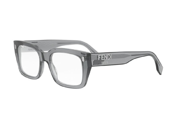 Fendi FE50094I 020 Shiny Transparent Grey 52mm
