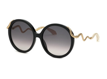 Roberto Cavalli SRC004M 0700 Shiny Black/Gold/Grey Gradient