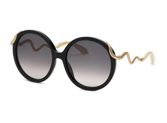 Roberto Cavalli SRC004M 0700 Shiny Black/Gold/Grey Gradient