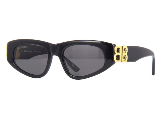 Balenciaga BB0095S 001 Shiny Black/Grey