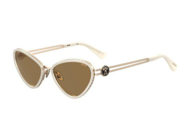 Moschino MOS095/S 05X2 70 Pearled Ivory/Brown