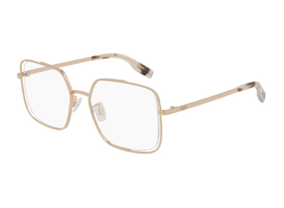 Alexander McQueen MQ0318O 003 Gold 52mm