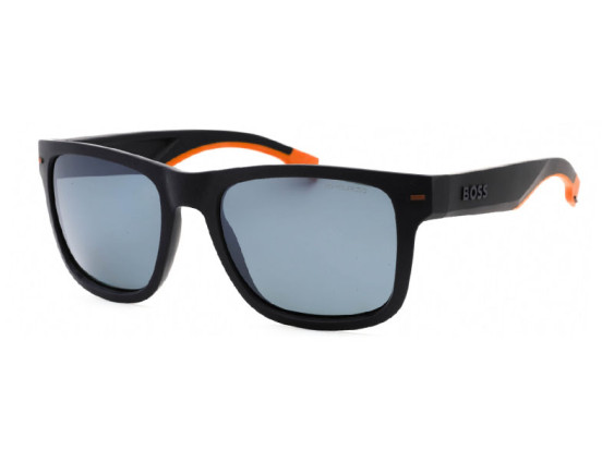Hugo Boss BOSS 1496/S 0LOX 25 Matte Blue/Orange/Grey Polarized