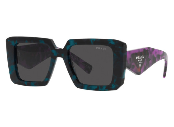 Prada PR23YS 06Z5S0 Teal Tortoise/Dark Grey