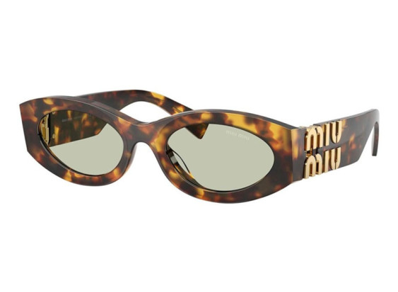 Miu Miu MU11WS 14L50O Honey Havana/Light Green