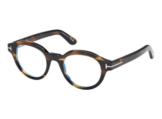 Tom Ford FT6037-B 055 Coloured Havana 49mm