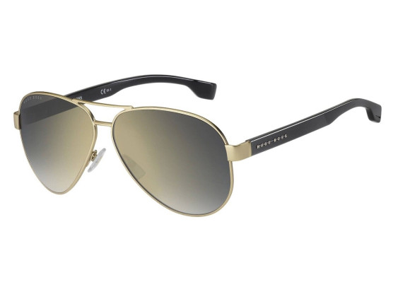 Hugo Boss BOSS 1241/S AOZ/FQ Matte Gold/Grey Gradient Gold Mirror