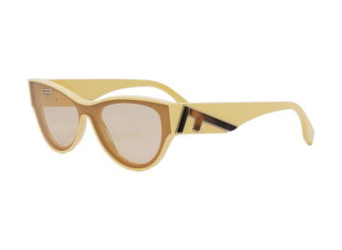 Fendi FE40135I 39E Shiny Yellow/Brown