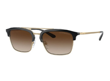 Emporio Armani EA4228 300213 Shiny Black/Matte Pale Gold/Brown Gradient