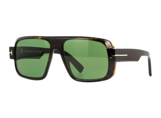 Tom Ford FT1101 52N Dark Havana/Green