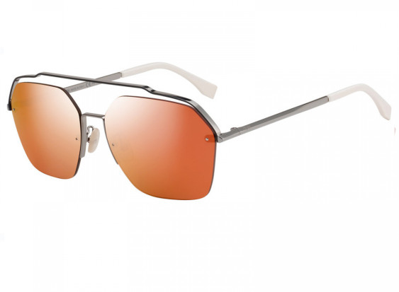 Fendi FFM0032/S C9AUW Palladium/Orange