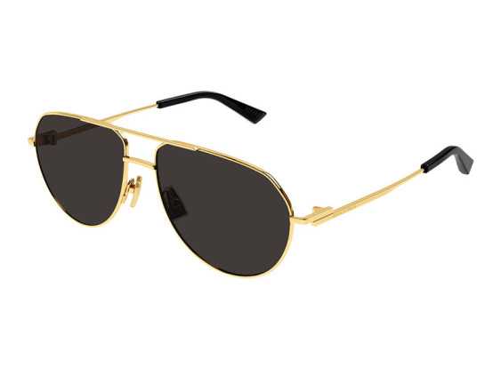 Bottega Veneta BV1302S 001 Gold/Grey
