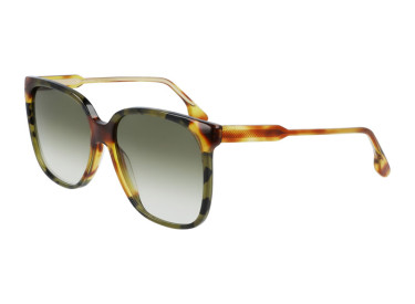Victoria Beckham VB610SCB 225 Blonde Havana/Green Havana/Green Gradient