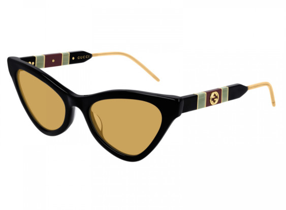 Gucci GG0597S 004 Black/Yellow