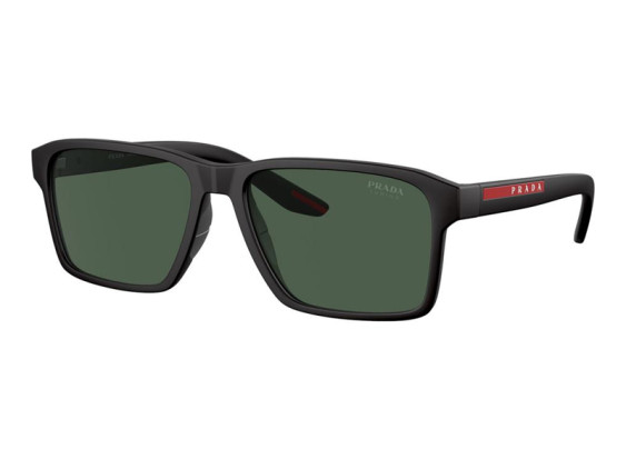 Prada Sport PS05YS DG006U Black Rubber/Tuning Dark Green