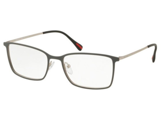 Prada Sport PS51LV 3681O1 Top Grey Rubber/Silver Rubber 54mm