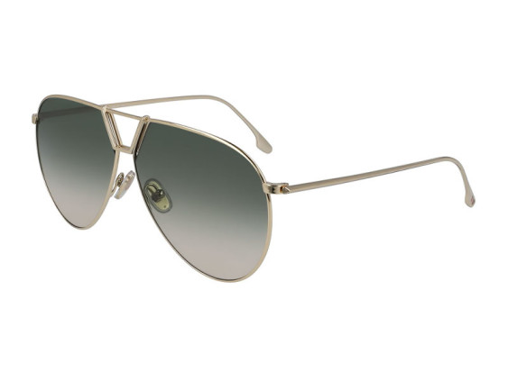 Victoria Beckham VB208S 700 Gold/Khaki Gradient