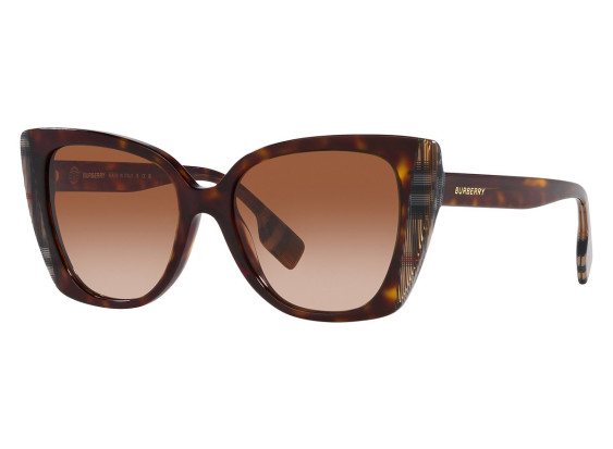 Burberry BE4393 405313 Dark Havana/Check Brown/Brown Gradient