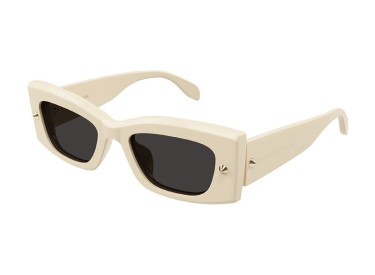 Alexander McQueen AM0426S 005 Ivory/Grey