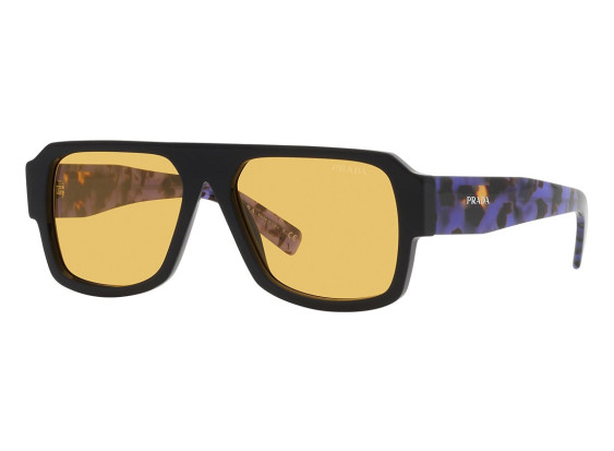 Prada PR22YS 1AB0B7 Shiny Black/Yellow