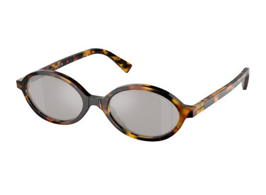 Miu Miu MU04ZSF VAU07F Honey Havana/Light Grey Mirror Silver