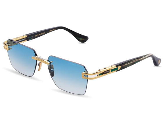 Dita META-EVO-ONE DTS-147-A-03 Yellow Gold/Arctic Sky Swirl/Turquoise to Clear Gradient