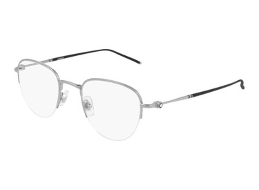 Montblanc MB0129O 001 Silver 49mm