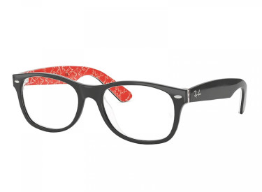 Ray Ban RX5184 2479 Black Texture Red 54mm