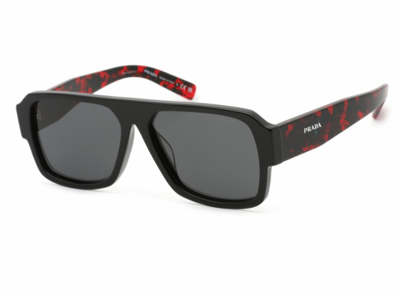 Prada PR22YSF 1AB5S0 Black / Dark Grey