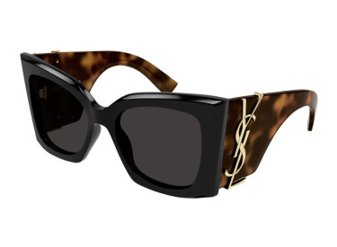 Saint Laurent SLM119/F BLAZE 003 Havana/Black/Black