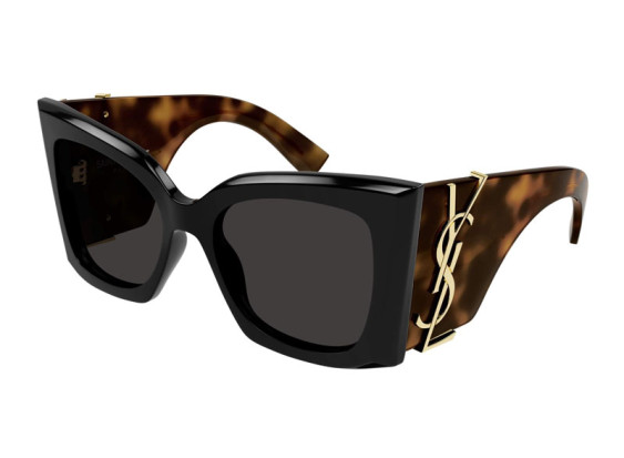 Saint Laurent SLM119/F BLAZE 003 Havana/Black/Black
