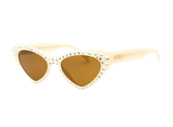 Moschino MOS006/S/STR 0SZJ 70 Ivory/Brown