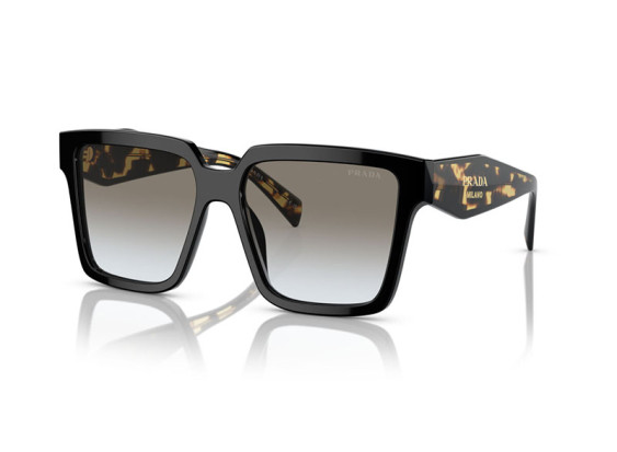 Prada PR24ZS 1AB0A7 Black/Havana/Grey Gradient