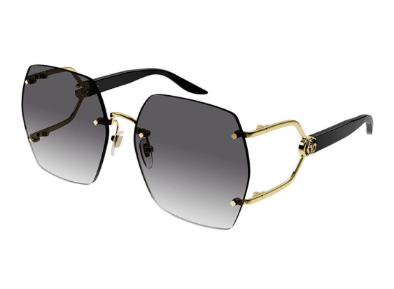 Gucci GG1562S 001 Gold/Black/Grey Gradient