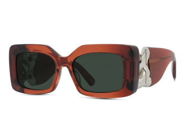 Stella McCartney SC40046I 66E Tranparent Burgundy/Brown