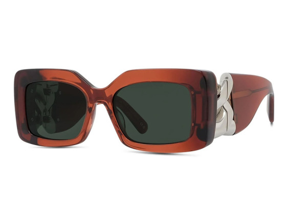 Stella McCartney SC40046I 66E Tranparent Burgundy/Brown