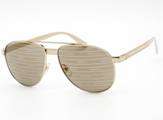 Versace VE2209 1252V3 Rose Gold/Brown Gold Mirror