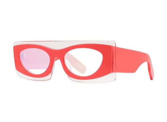 Kenzo KZ40023I 66Z Shiny Red/Transparant