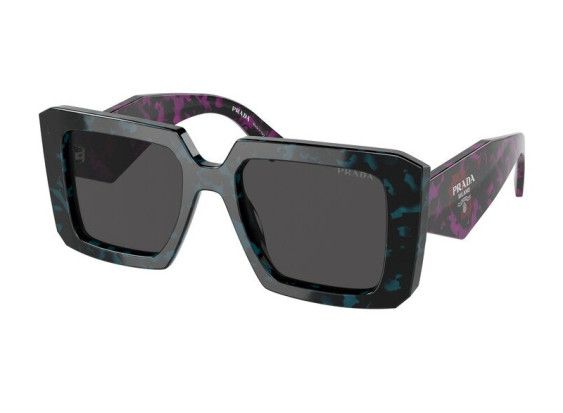 Prada PR23YSF 06Z5S0 Teal Tortoise/Dark Grey
