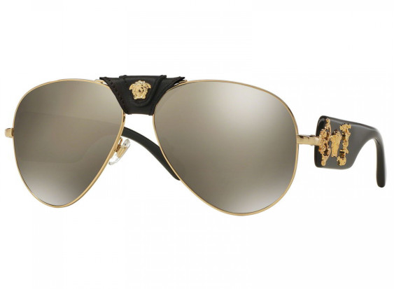 Versace VE2150Q 10025A Gold/Brown Mirror