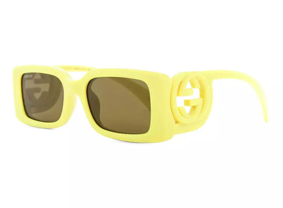 Gucci GG1325S 007 Acid Yellow/Brown
