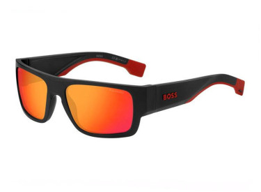 Hugo Boss BOSS 1498/S 0BLX 4F Matte Black/Red/Orange Mirror