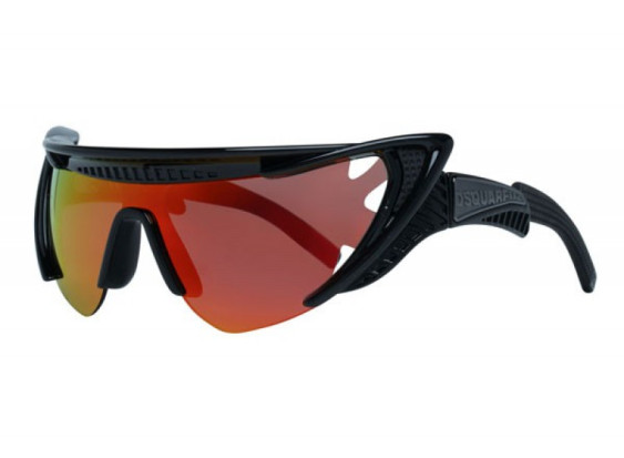 Dsquared2 DQ0328 05U Black/Other/Bordeaux Mirror