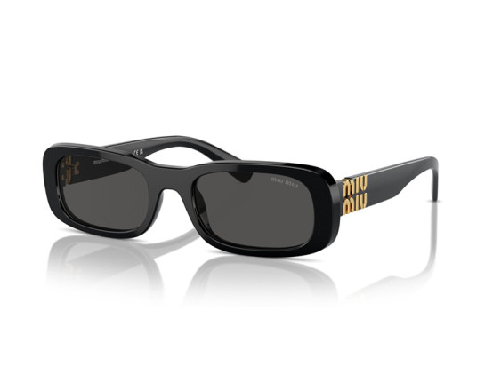 Miu Miu MU08ZS 1AB5S0 Black/Dark Grey