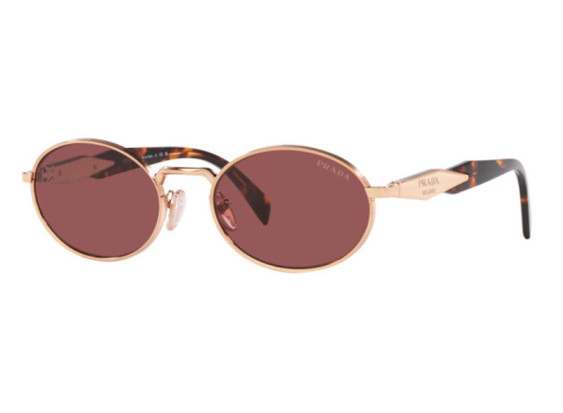 Prada PR65ZS SVF08S Pink Gold/Dark Violet