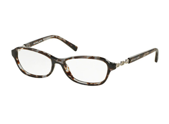 Michael Kors MK8019 3107 Black Havana/Silver 51mm