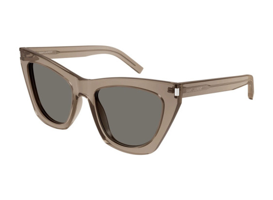 Saint Laurent SL214 KATE 025 Shiny Transparent Brown 55mm