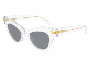 Bottega Veneta BV1004S 002 Transparent/Grey