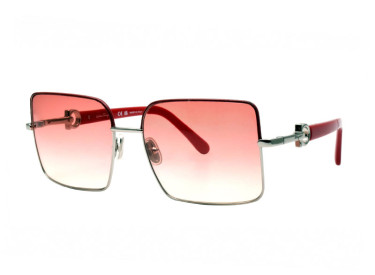 Salvatore Ferragamo SF302SL 049 Silver/Burgundy/Red Gradient
